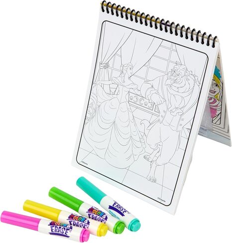 Crayola Disney Princess Sticker Activity Pad, 12 Princess Coloring Pages, 100+ Stickers, Travel Activity, Princess Toys, Toddler Gifts in Kuwait