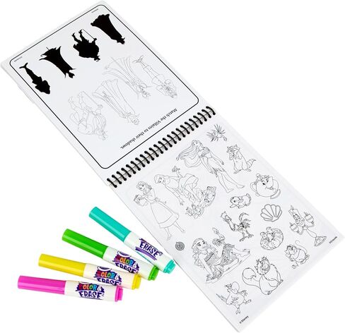 Crayola Disney Princess Sticker Activity Pad, 12 Princess Coloring Pages, 100+ Stickers, Travel Activity, Princess Toys, Toddler Gifts in Kuwait