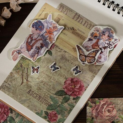 Vintage Background Papers - Traditional Music Score Decorative Paper for Scrapbooking, Journaling, Gift Wrap & Decorations, Retro Design Letter Papers (30 Sheets) in Kuwait
