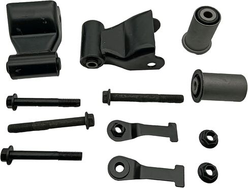 2Pcs Leaf Spring Shackle Rear Compatible with Dodge Ram 1500 Pickup 2007-2009 Ram 2500 Pickup 2003-2010 Ram 3500 Pickup 2003-2010 Ram 2500/3500 2011-2013 722-035 52113520AA in Saudi Arabia