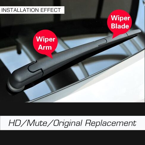 Replacement for Jeep Wrangler 2018-2024 Silent Wipers -FAPIUO Front and Rear Windshield Wipers 16"+16"+12" Full Blade Set (3 Pack) U/J HOOK in Saudi Arabia