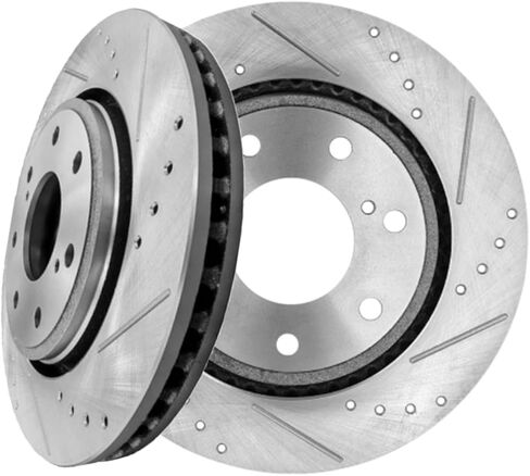 دوارات قرص الفرامل المشقوقة الأمامية الأوتوماتيكية PM 350 مم لـ 2010-2014 Ford F-150 in Kuwait