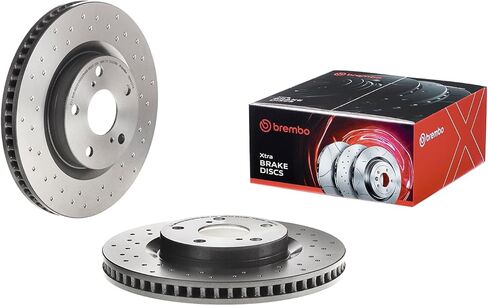 Brembo 09.A417.1X Xtra UV Coated vented drilled Front Brake Rotor EMGRAND/ENGLON/GLEAGLE/LEXUS/TOYOTA/TOYOTA (FAW)/TOYOTA (GAC) OE# 4351242050 in Kuwait