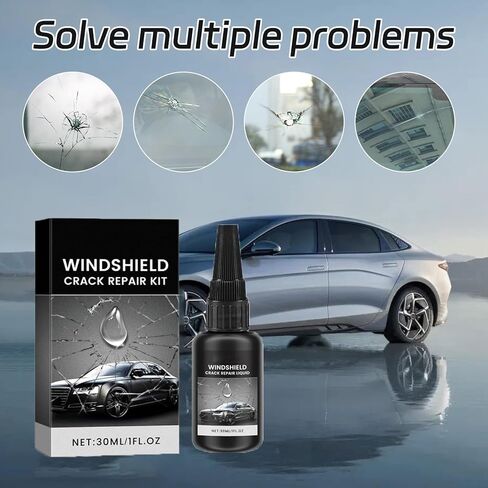 Windshield Crack Repair Kit, 2026 Upgraded Windshield Repair Kit, Quick Fix Automotive Tool for Windshields, Windows, Mirrors,All Crack Types Windshield Repair Kit(1PC) in Kuwait