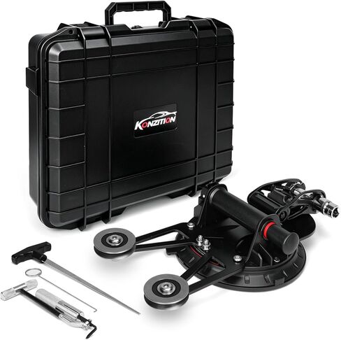 Auto Windshield Removal Tool Kit with Dual Cutting Locking Function, Effective Auto Glass Removal Tools Include Toolbox, Glass Cutter & T-Shaped Threading Tool for Cars, Trucks & SUVs, No Cutting Wire in Saudi Arabia