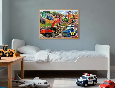 200 Piece Jigsaw Puzzle for Teens and Kids Family Happy Game Time Construction Crew in Saudi Arabia