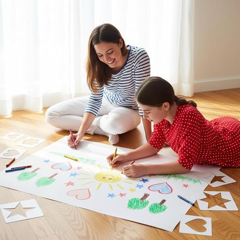 14Pcs Large Star Stencil Heart Stencil Set, Reusable Plastic Templates in Different Sizes, 5 Point Stencils for Painting, Spray, Fabric, Wall, Paper, Crafts, DIY Home Decoration in Saudi Arabia