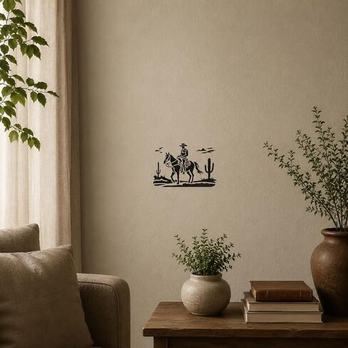Western Cowboy Stencil – Reusable Cowboys Theme Template for Painting, Walls, Wood, Fabric, and DIY Art Projects (9 Pcs Set) in Saudi Arabia