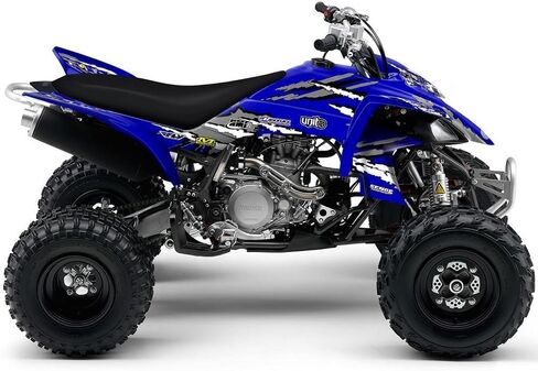 All Years Raptor 90 Shredder Blue Senge Graphics Kit Compatible with Yamaha in Saudi Arabia