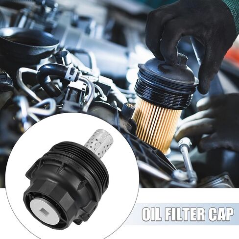 X AUTOHAUX Car Oil Filter Housing Cap Assembly Part Replace 15620-0S010 for Toyota Land Cruiser Sequoia Tundra 2007-2020 in Kuwait