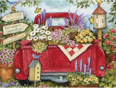Bits and Pieces 300 Piece Puzzles for Adults Rustic Americana Puzzle 3-Pack - 300 Large Pieces 18" x 24" Jigsaw Puzzles, Susan Winget, No 2 Pieces Alike in Kuwait