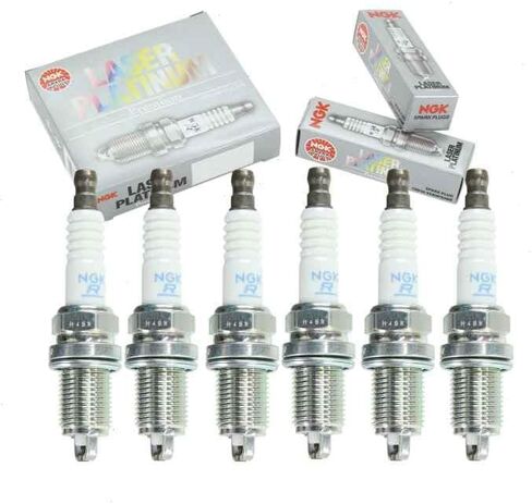 6 قطع شمعات احتراق ليزر بلاتينيوم NGK متوافقة مع تويوتا 4 رنر 3.4 لتر V6 1996-2002 in Kuwait