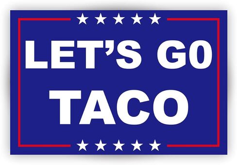 مغناطيس سيارة Let's Go Taco - مغناطيس ممتص الصدمات من الفينيل العاكس مقاس 4 × 6 بوصة، هذا عبارة عن شاحنة سيارة أو ثلاجة مضحكة ومقاومة للماء in Kuwait