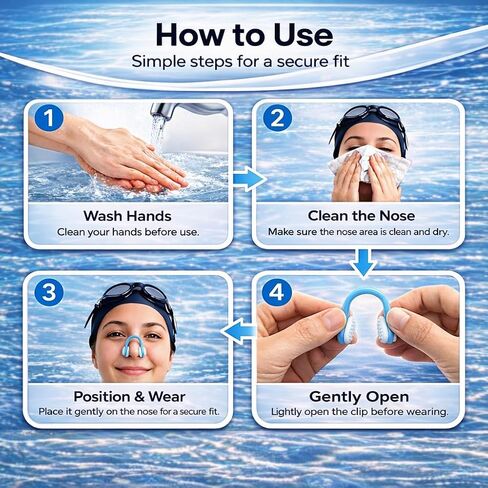 3 Pairs Swimming Ear Plugs Waterproof Ear Plugs for Swimming, Reusable Swimmers Ear Plugs Silicone Swim Ear Plugs Adults, Kids Water Ear Plugs Ear Protection for Shower Swim Surfing Water Sports in Kuwait