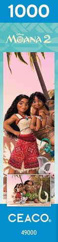 Ceaco - Disney - Moana 2 - On The Beach - 1000 Piece Jigsaw Puzzle - Colorful Puzzle for Adults – Precision-Cut Pieces, Beautiful Artwork, and Hours of Relaxing Fun in Kuwait