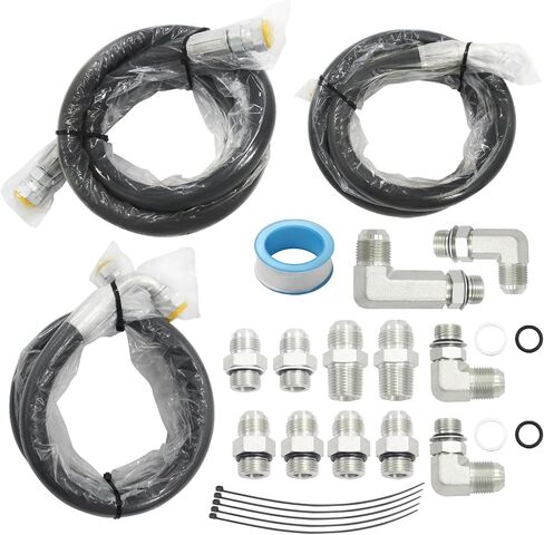 Transmission Cooler Lines Compatible with Duramax Allison Chevy/GMC 6.6L LB7 LLY LBZ LMM 2001-2005 Diesel in Saudi Arabia