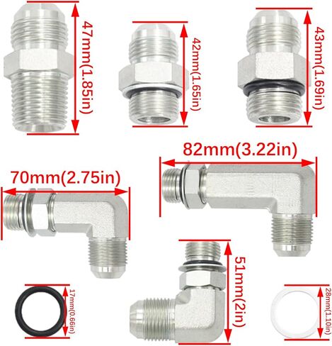 Transmission Cooler Lines Compatible with Duramax Allison Chevy/GMC 6.6L LB7 LLY LBZ LMM 2001-2005 Diesel in Saudi Arabia