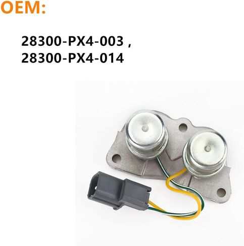 28300-PX4-003 28300-PX4-010 28300-PX4-014 جديد التحكم في ناقل الحركة قفل الملف اللولبي المزدوج متوافق مع 1998-2002 هوندا أكورد 4 سلندر 1997-2001 in Kuwait