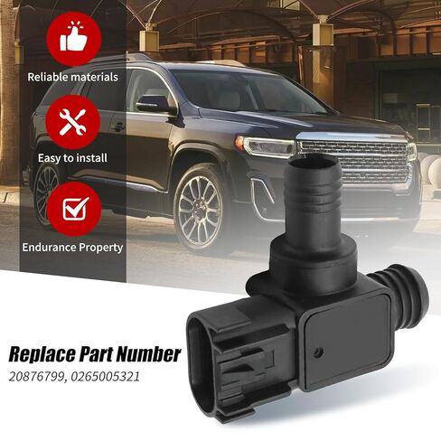 Anxingo 20876799 استبدال مستشعر ضغط معزز الفرامل لجي إم سي تيرين 2010-2017 بويك ألور 2011-2015 ريجال 2012-2017 كاديلاك ATS 2013-2017 شيفروليه تراكس 2015-2016 in Kuwait