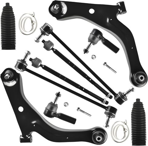 Front Lower Control Arm w/Ball Joint Fit for Ford Escape 2005-2009, Mazda Tribute 2005-2009, Mercury Mariner 2005-2009 - 10 PCS Suspension Kit K80400, 5L8Z3079AA, EF9134350, K80399 in Saudi Arabia