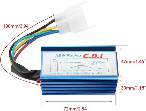 6 دبوس AC CDI صندوق الإشعال لفائف سبائك الألومنيوم سباق قطع غيار ما بعد البيع لCG 125cc 150c 200c 250cc محرك عمودي ATV رباعية 4 ويلر الترابية حفرة دراجة سكوتر in Kuwait