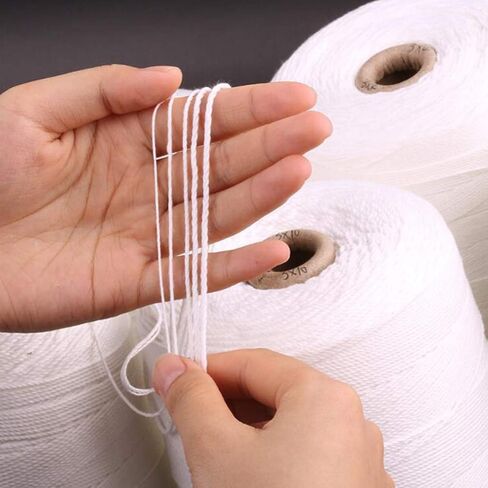 Cabilock Cotton Bakers Twine Fine Cotton String Food Safe 500M 0.8mm for Butchers Baking Tying Meat Sausage Pork Elbow Bacon Zongzi Gift Wrapping DIY Crafts 250g in Saudi Arabia