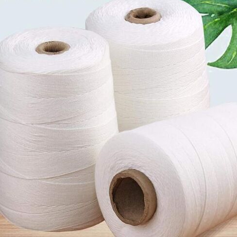 Cabilock Cotton Bakers Twine Fine Cotton String Food Safe 500M 0.8mm for Butchers Baking Tying Meat Sausage Pork Elbow Bacon Zongzi Gift Wrapping DIY Crafts 250g in Saudi Arabia