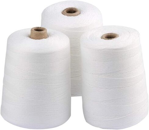 Cabilock Cotton Bakers Twine Fine Cotton String Food Safe 500M 0.8mm for Butchers Baking Tying Meat Sausage Pork Elbow Bacon Zongzi Gift Wrapping DIY Crafts 250g in Saudi Arabia