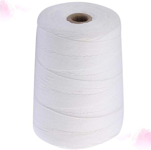 Cabilock Cotton Bakers Twine Fine Cotton String Food Safe 500M 0.8mm for Butchers Baking Tying Meat Sausage Pork Elbow Bacon Zongzi Gift Wrapping DIY Crafts 250g in Saudi Arabia