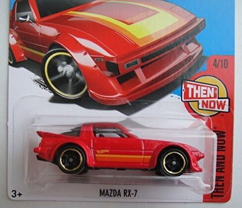 العجلات الساخنة آنذاك والآن 4/10، RED Mazda RX-7 KMART حصريًا in Kuwait