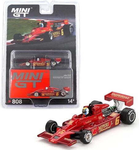 Diecast Model Car Compatible with Mini GT 1:64 Lotus 78#6 Gunnar Nilsson 1977 Japanese GP F1 Limited Edition MGT00808 in Kuwait