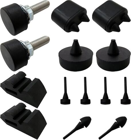 Rubber Stopper Bumper Asst Kit + Hood Adjusters Replacement for Chevrolet Camaro 1967 1968 1969 in Kuwait