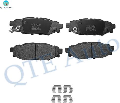 PM Auto Set of 6 Rear 274mm Brake Disc Rotors-Ceramic Brake Pad Kit Replacement For 2012-2015 Subaru Impreza in Kuwait