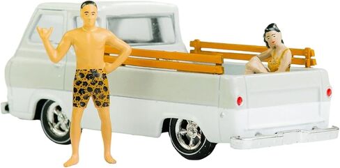M2 Machines Diorama 67500-17 R17 25-30 1964 Econoline Truck - Sunny Sea Beach Club in Kuwait