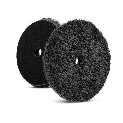 Lake Country HDO Black Microfiber Polishing Pad – Ultra-Smooth Finishing Pad for Dual Action Polishers- 2 Pack (6.5") in Kuwait