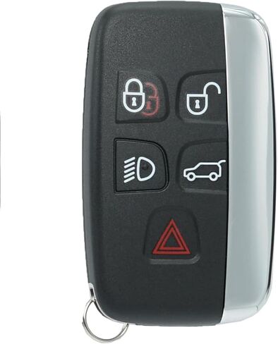 Replacement Key Fob Case Cover Fits for Land Rover Range Rover Sport Evoque LR2 LR4 Jaguar XJ XF XK F-Type F-PACE XE 2012 2013 2014 2015 2016 2017 2018 Entry Keyless Remote Control 5 Button in Saudi Arabia