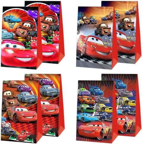 ARHAVI 12Pcs Cars Party Gift Bags Goodie Bags for Kids Birthday Decorations Party Supplies in Kuwait