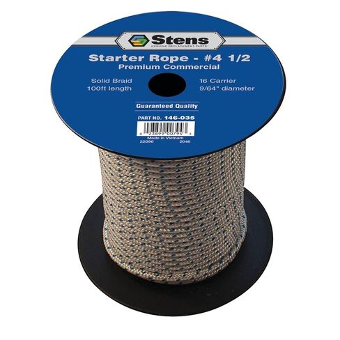 Stens 146-035 حبل بداية مجدول صلب بطول 100 بوصة، #4 1/2 جديلة صلبة، كل قطعة، 1 in Kuwait