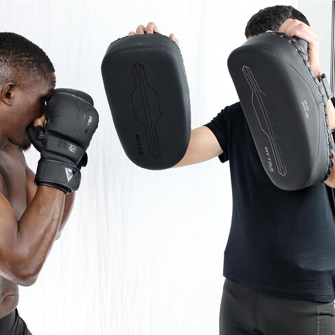 Mytra Fusion Muay Thai Pads Curved Karate Kick Pad for Martial Arts, Kickboxing, Taekwondo, Training, Muay Thai Kicking Pads Karate Shield Punching Pad X 1 Unit Single in Saudi Arabia