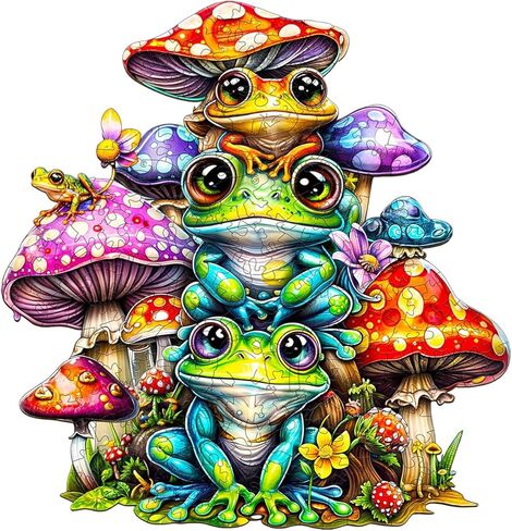Jigfoxy Wooden Puzzle for Adults, Cat Wooden Jigsaw Puzzles for Adults, Unique Animal Shape Wood Cut Puzzles, Christmas Thanksgiving Gifts for Family Friend Puzzle Lovers(S-8.4 * 5.7in-75pcs) in Saudi Arabia