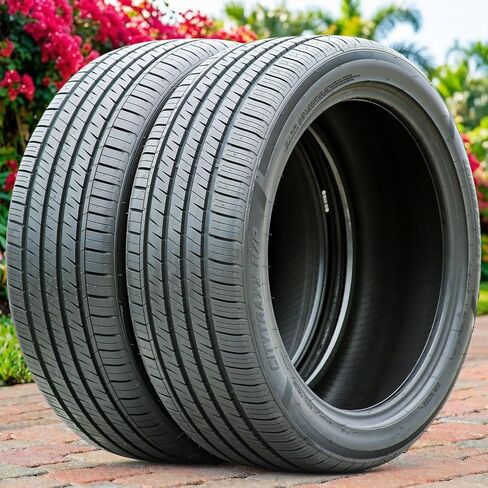 مجموعة من 2 (اثنين) Landspider Citytraxx H/P إطارات نصف قطرية عالية الأداء لجميع المواسم للشاحنات/سيارات الدفع الرباعي - 255/55R20 255/55ZR20 255/55/20 255/55-20 110 وات نطاق تحميل XL 4 طبقات BSW جدار جانبي أسود UTQG 420AA in Kuwait