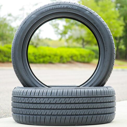مجموعة من 2 (اثنين) Landspider Citytraxx H/P إطارات نصف قطرية عالية الأداء لجميع المواسم للشاحنات/سيارات الدفع الرباعي - 255/55R20 255/55ZR20 255/55/20 255/55-20 110 وات نطاق تحميل XL 4 طبقات BSW جدار جانبي أسود UTQG 420AA in Kuwait