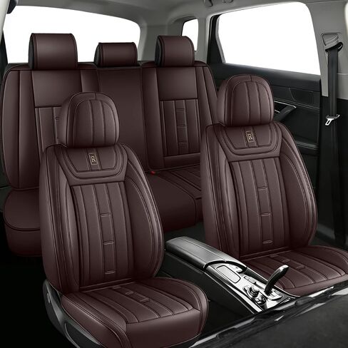 مجموعة أغطية مقاعد كاملة لسيارة Chevy Silverado 1500 2000-2026 - غطاء مقعد مقاوم للماء وغطاء مقعد متوافق مع الوسادة الهوائية (برتقالي) in Kuwait