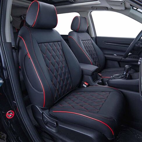 EKR Passport Seat Covers Custom Fit for Honda Passport RTL/TrailSport 2026 Leather Car Seat Cover Full Set for SUV,Faux Leather (Black) in Saudi Arabia