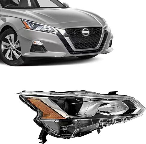 Right Passenger Side Halogen Headlight HeadLamp Compatible with 2013 2014 2015 Nissan Altima Sedan in Saudi Arabia