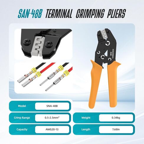 1330Pcs 63Sets Waterproof Automotive Electrical Connectors Kit, 1/2/3/4/5/6 Pin Wire Connectors, Automotive Plug Terminal Connector Kit with Crimping Tool, Silicone Seals for Car Motorcycle Wiring in Saudi Arabia