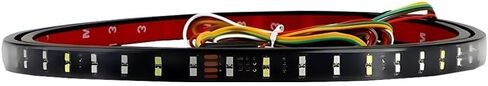 48" Truck Tailgate Light Strip, 144 LED 4 Function Vihicle Brake Running Turn Signal Light Rear Lighting Bar, Pickup Tail Strip Reverse Lamp, Universal for Trailer Truck Cargo Pickup in Saudi Arabia