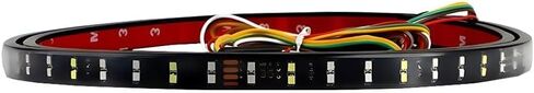 48" Truck Tailgate Light Strip, 144 LED 4 Function Vihicle Brake Running Turn Signal Light Rear Lighting Bar, Pickup Tail Strip Reverse Lamp, Universal for Trailer Truck Cargo Pickup in Saudi Arabia