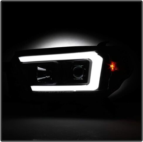 ACANII - For 2010-2013 Toyota 4Runner Black Housing LED Tube Projector Headlights Headlamps Assembly Pair Set Left+Right in Kuwait