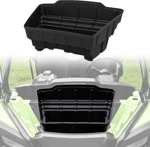 صينية تخزين أمامية من SAUTVS سعة 19 لتر متوافقة مع Honda Pioneer 500 2015-2023/520 2021-2026، ملحقات صندوق أدوات تخزين متينة كبيرة الحجم أسفل الغطاء in Kuwait